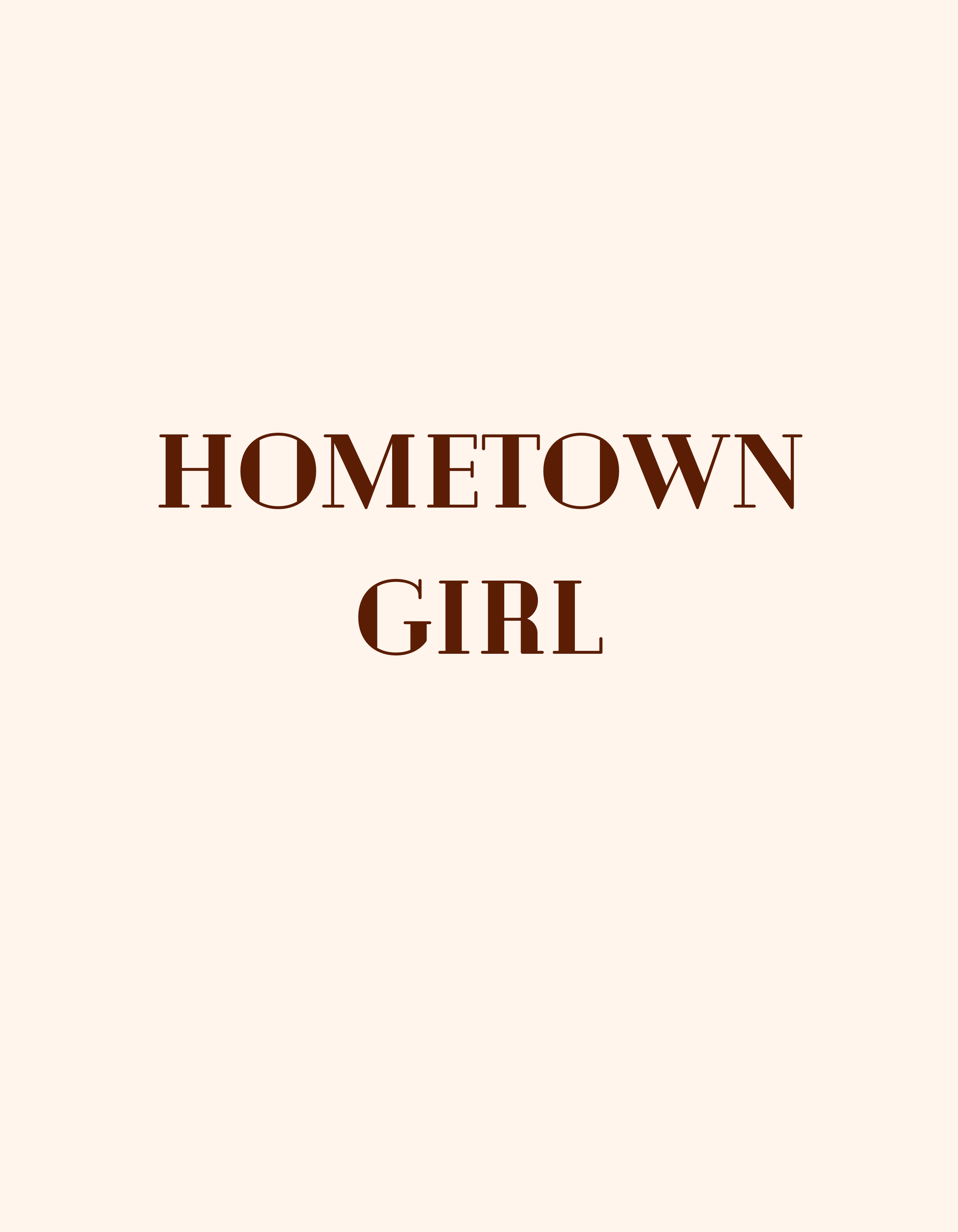 HOMETOWN GIRL