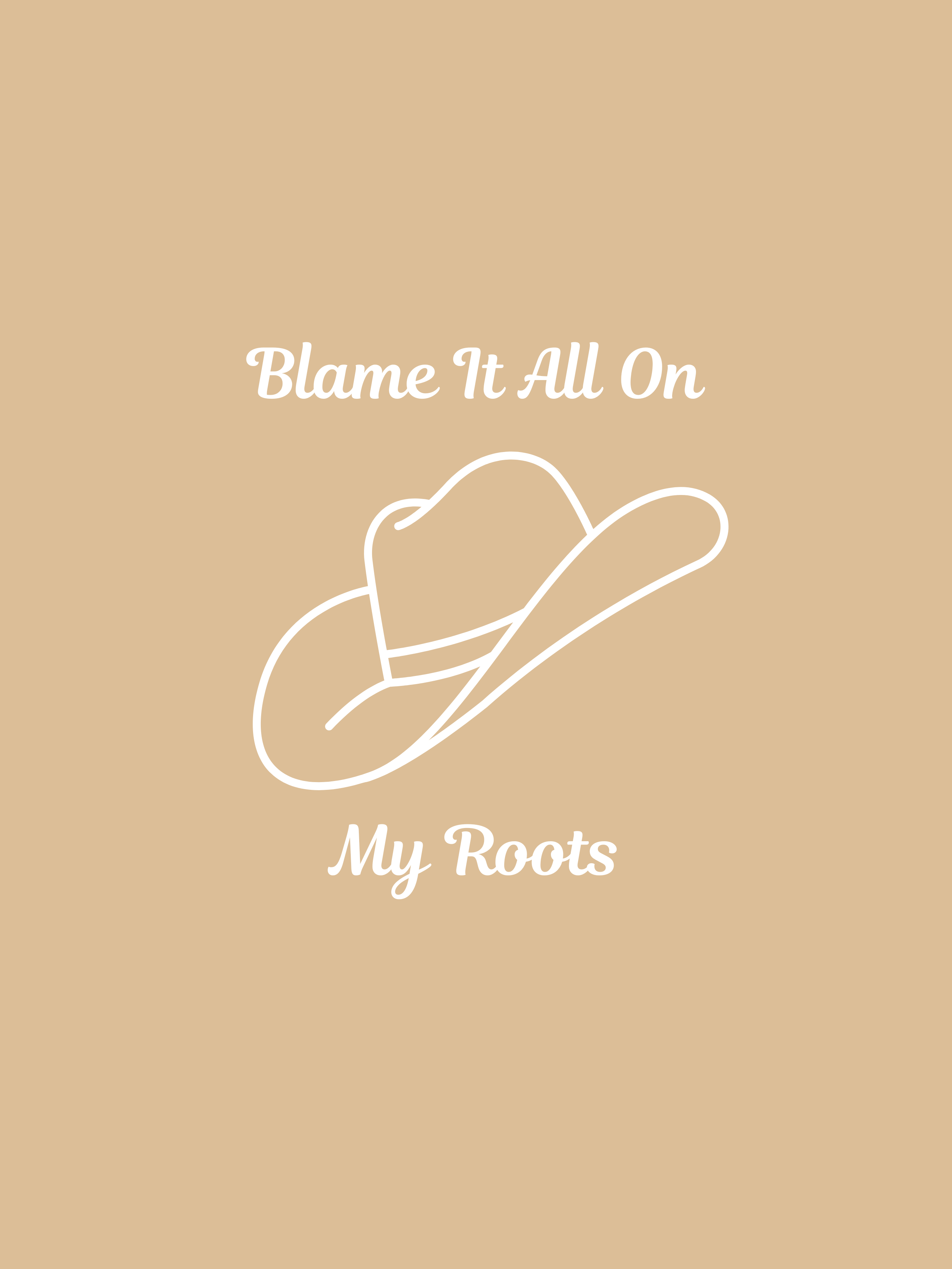 BLAME IT ALL ON MY ROOTS